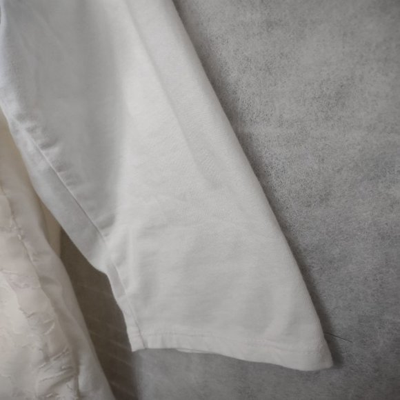 Croft & Barrow® 3/4 Sleeve Textured Blouse V-Neck Women's XL - Picture 9 of 10